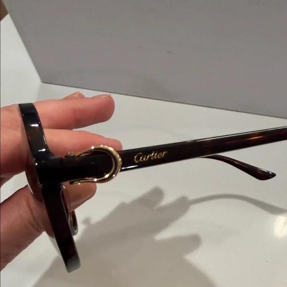 Cartier Classic Brown Sunglasses - Picture 2 of 15